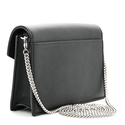 Louis Vuitton Soft Calfskin My Lockme Chain Pochette Black 3 of 9