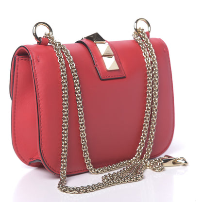 Valentino Garavani Vitello Small Glam Lock Rockstud Flap Red 3 of 11