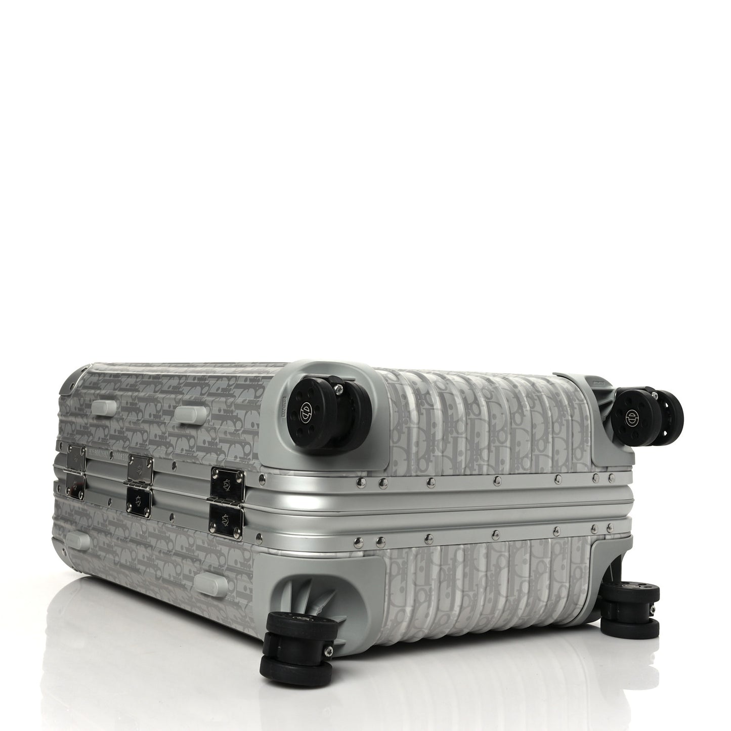 X RIMOWA Aluminum Gradient Cabin Luggage Silver