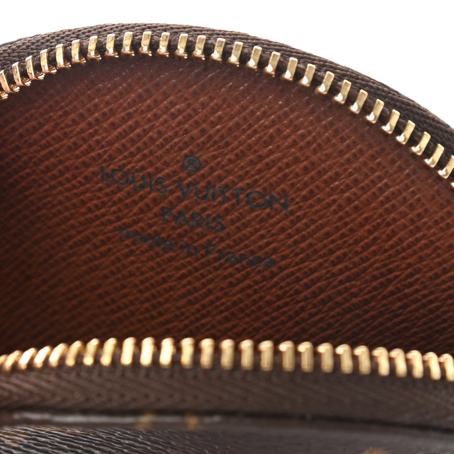 Monogram Round Coin Purse