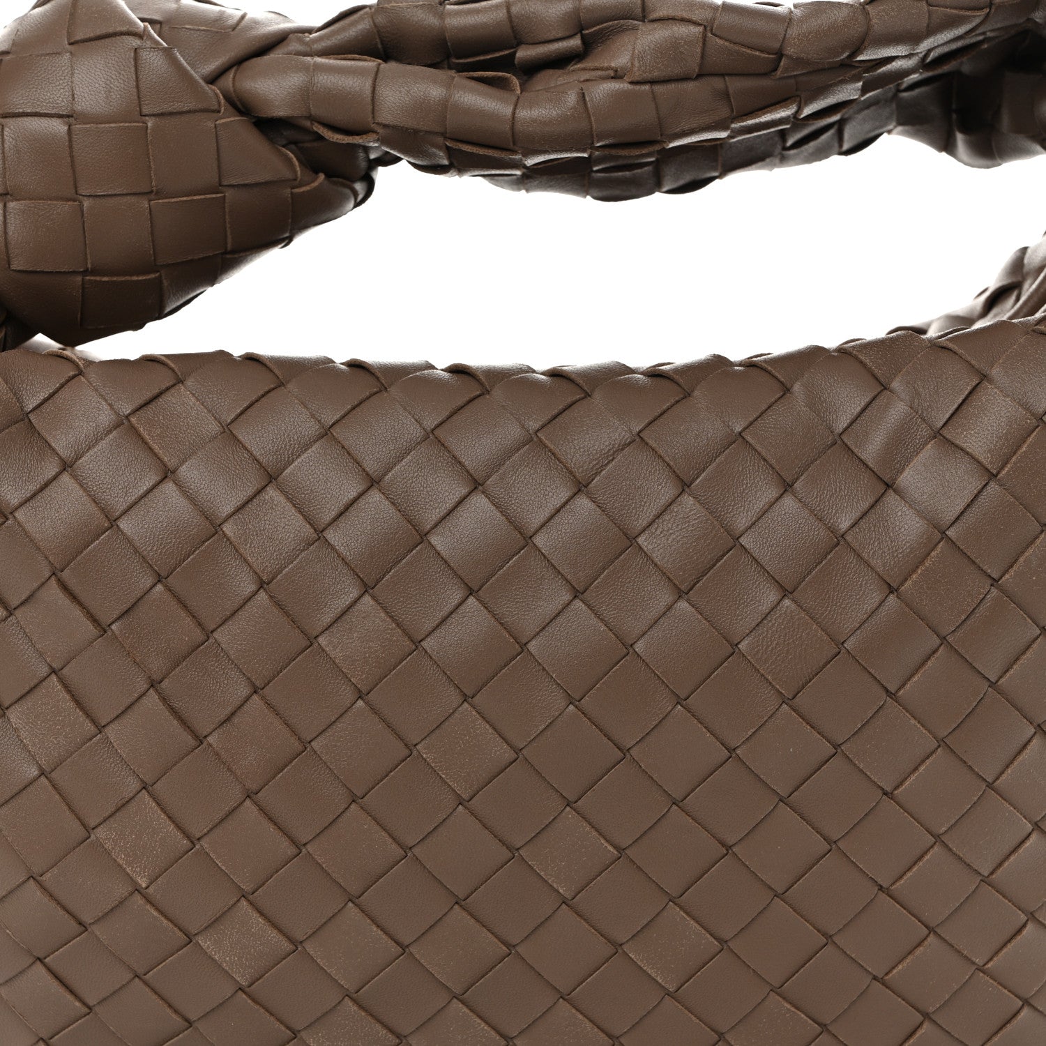 Bottega Veneta Nappa Intrecciato Teen Jodie Hobo Taupe Grey 8 of 10