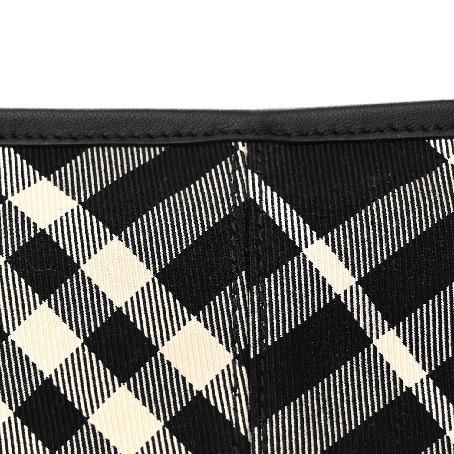 Burberry Essential Check Simple Baguette Black Calico 9 of 11