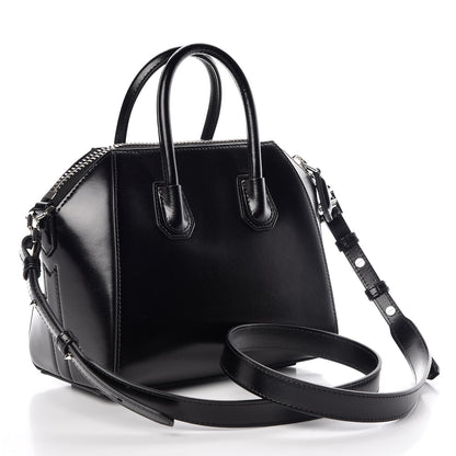 Givenchy Shiny Lord Calfskin Mini Antigona Black 3 of 9
