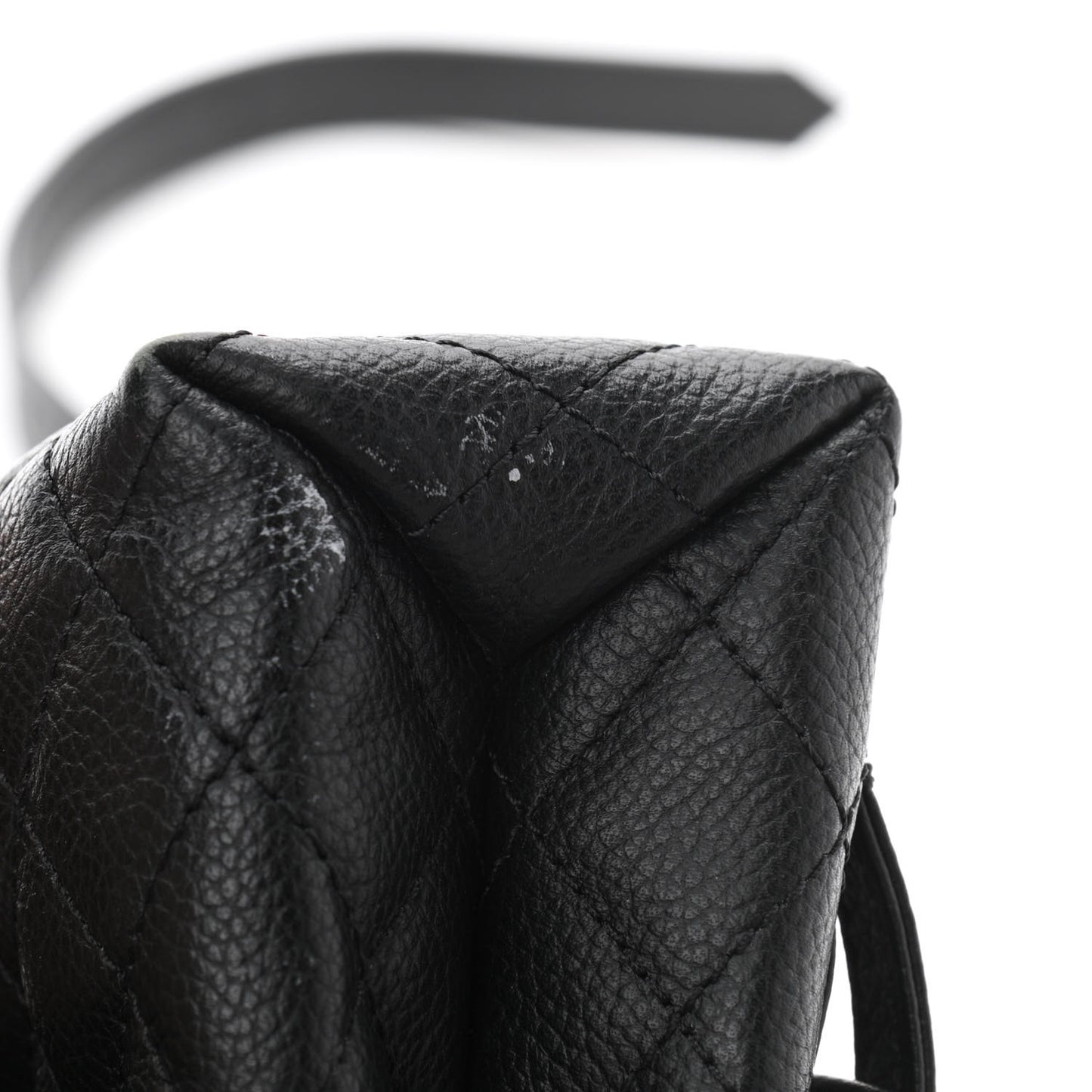 Grained Calfskin Quilted 2.55 Reissue Flap Belt Bag Clutch Black
