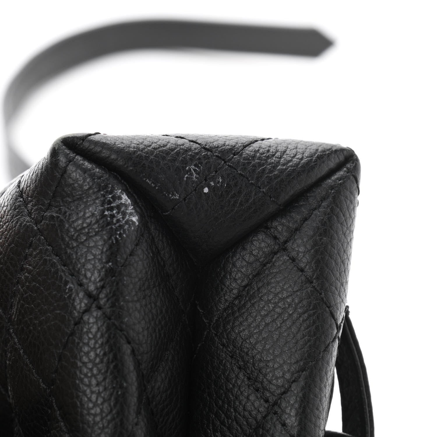 Chanel Grained Calfskin Quilted 2.55 Reissue Flap Belt Bag Clutch Black 12 of 12
