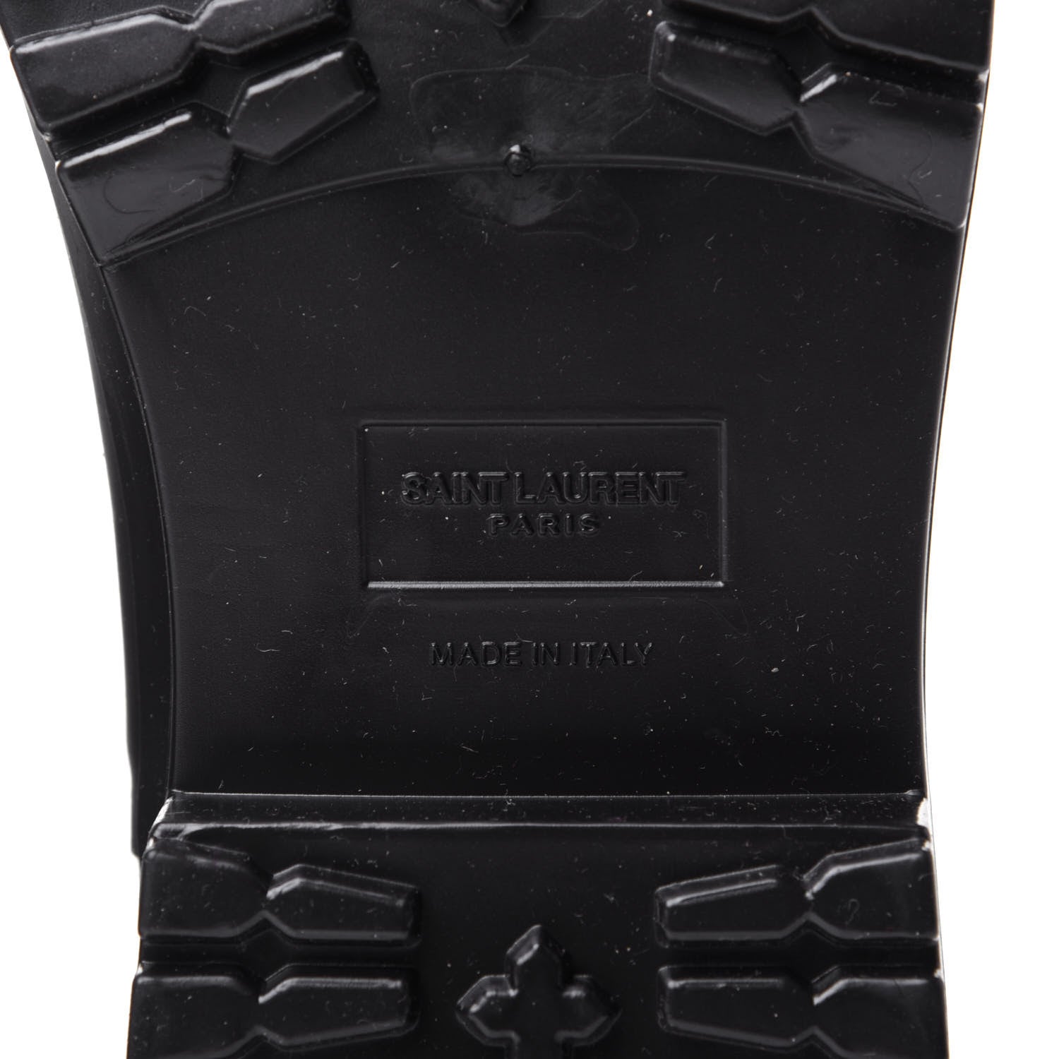 Saint Laurent Rubber Festival Rain Boots 39 Black 8 of 11