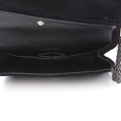 Chanel Suede Quilted 2.55 Reissue 225 Flap Black 6 of 13