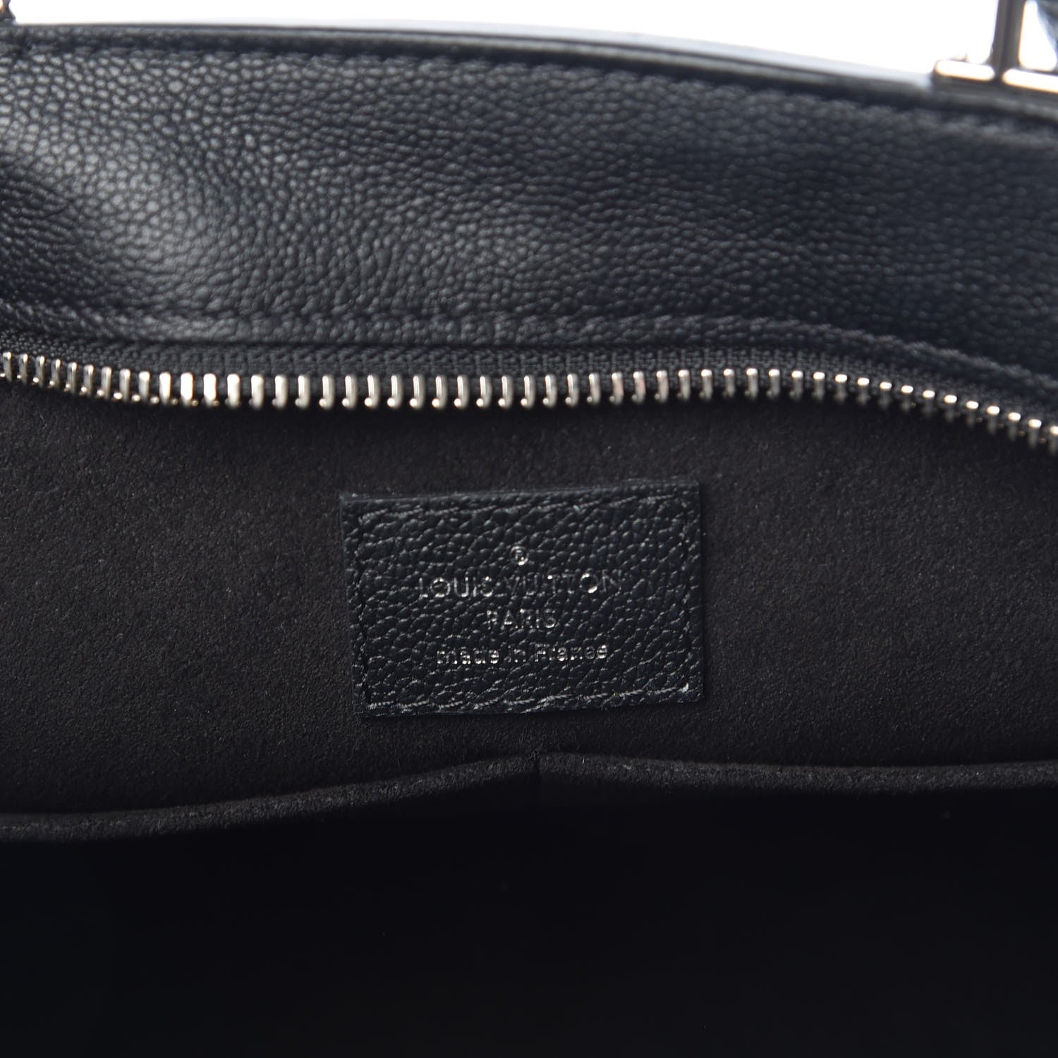 Louis Vuitton Monogram Cuir Plume Very Zipped Tote Black 6 of 7