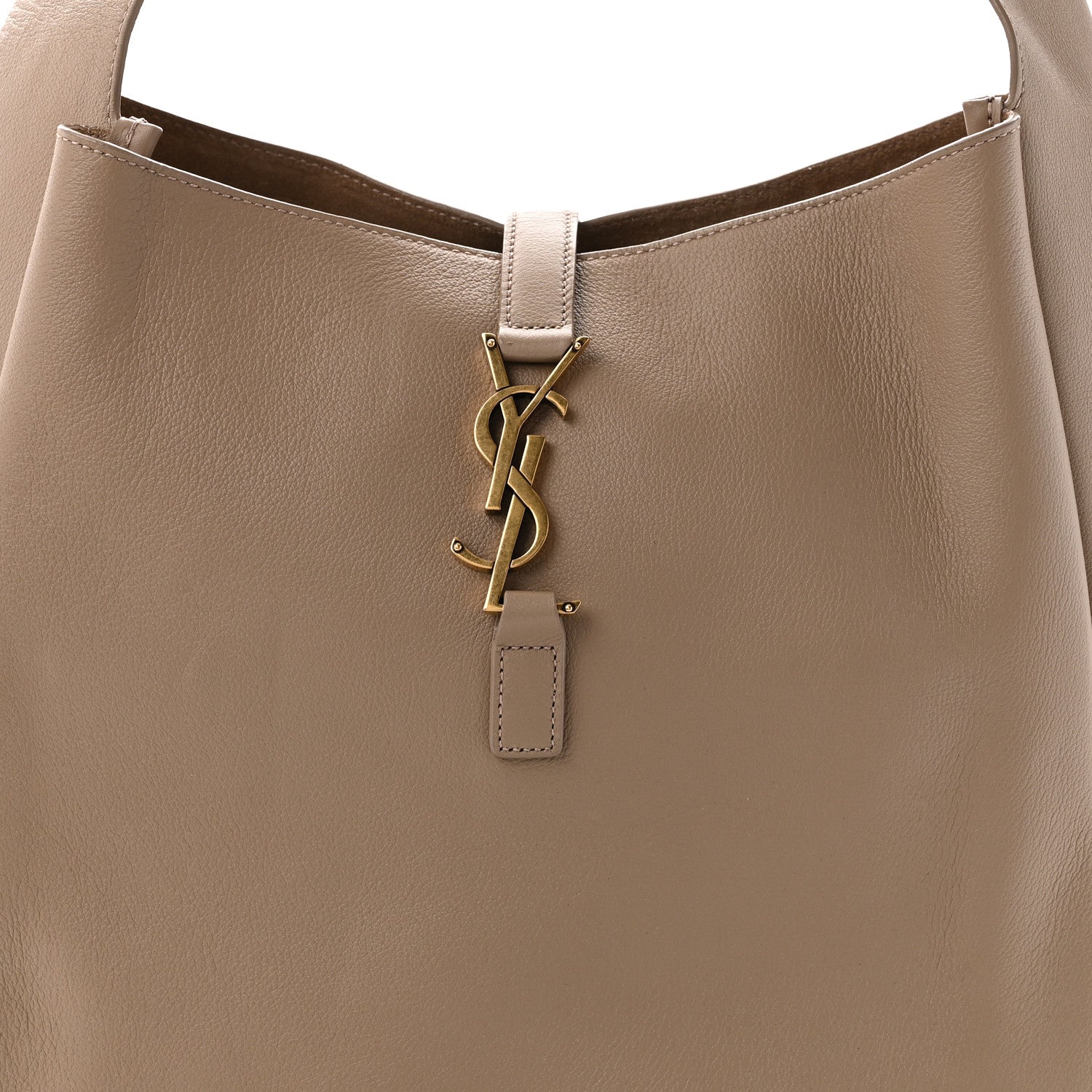 Saint Laurent Supple Calfskin Large Le 5 A 7 Soft Hobo Dusty Grey 8 of 11