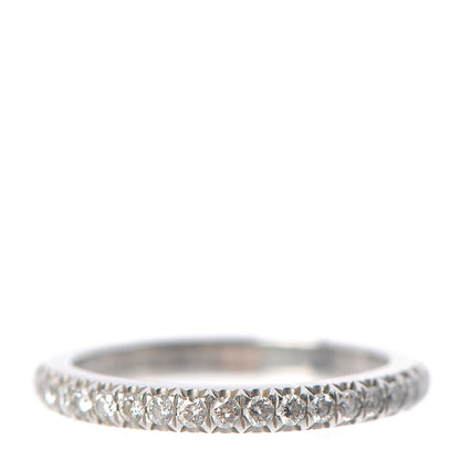 Tiffany Platinum Diamond Soleste Eternity Band Ring 45 3.5 1 of 6