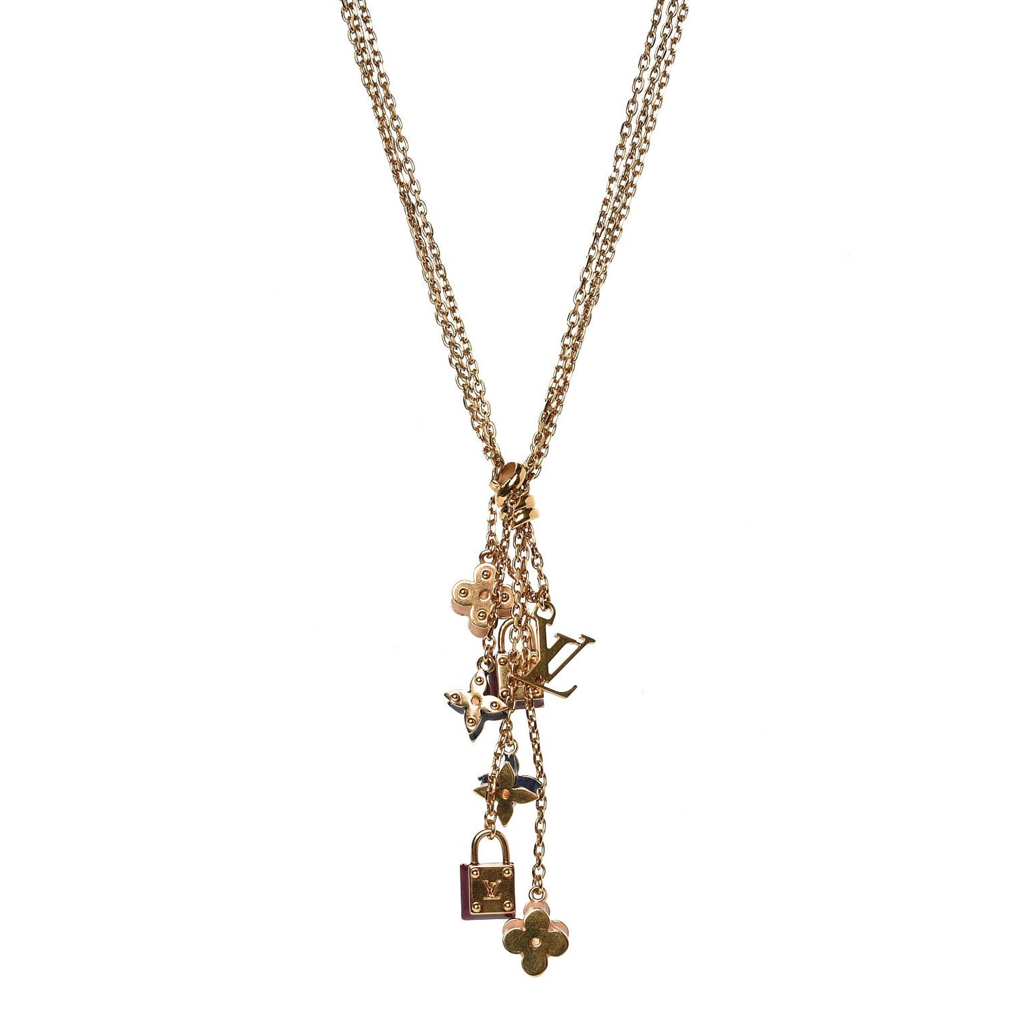 Sweet Charms Sautoir Necklace Gold