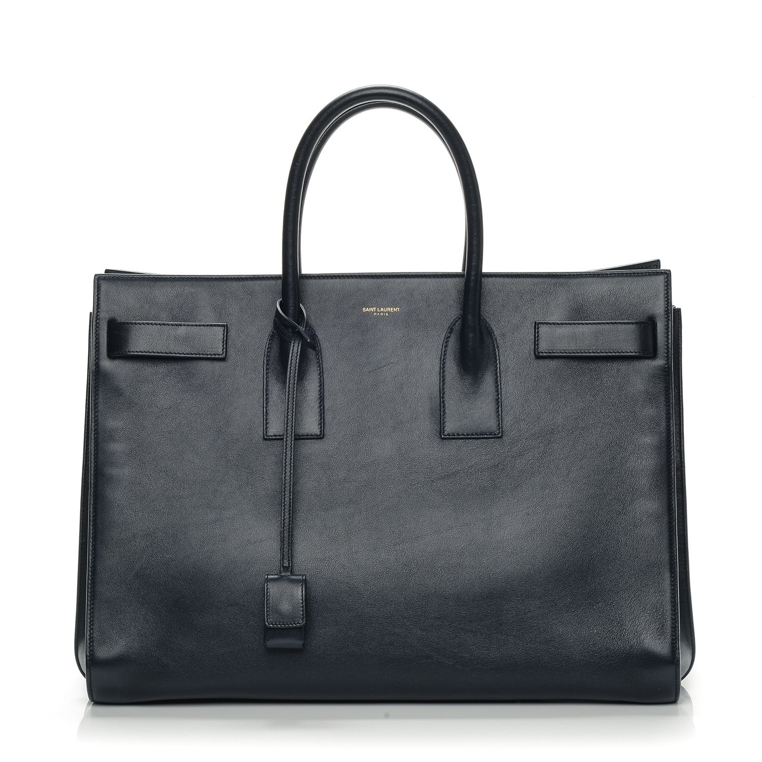 Saint Laurent Calfskin Large Sac De Jour Carryall Midnight Blue 1 of 7