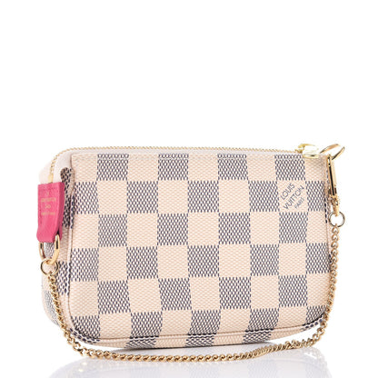 Louis Vuitton Damier Azur 2015 Christmas Animation Mini Pochette Accessories 3 of 8