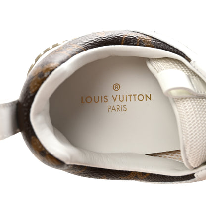 Louis Vuitton Calfskin Monogram Run Away Sneakers 39 White 8 of 10