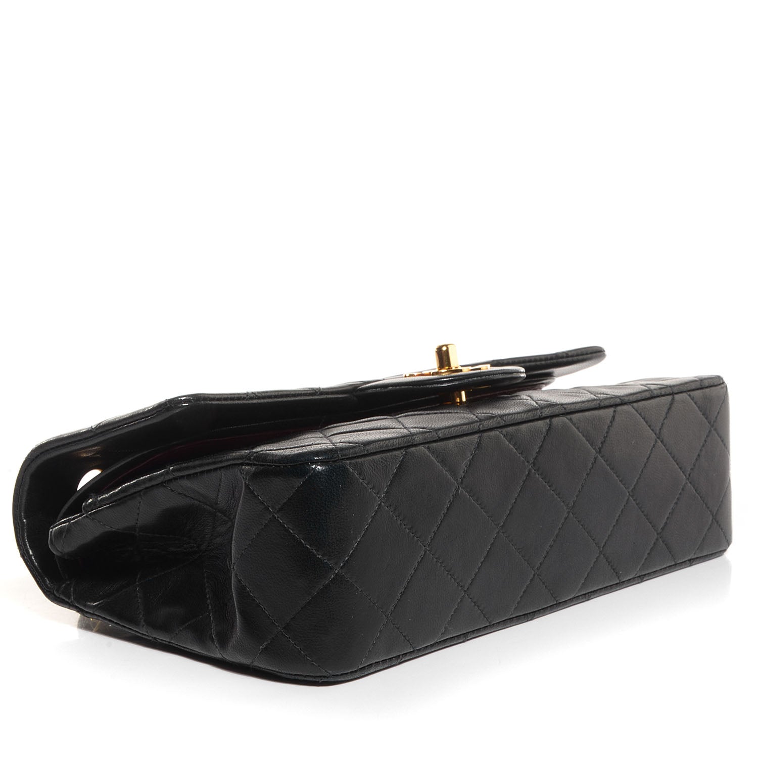 Chanel Lambskin Quilted Small Double Flap Black 4 of 9