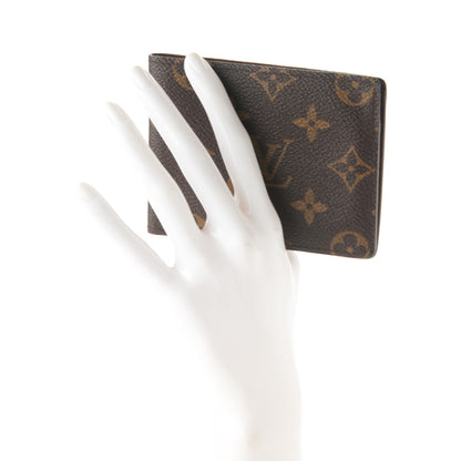 Louis Vuitton Monogram Mens Porte-Billets 3 Card Billfold Wallet 4 of 8