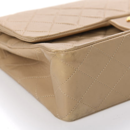 Chanel Lambskin Quilted Medium Double Flap Beige 6 of 11
