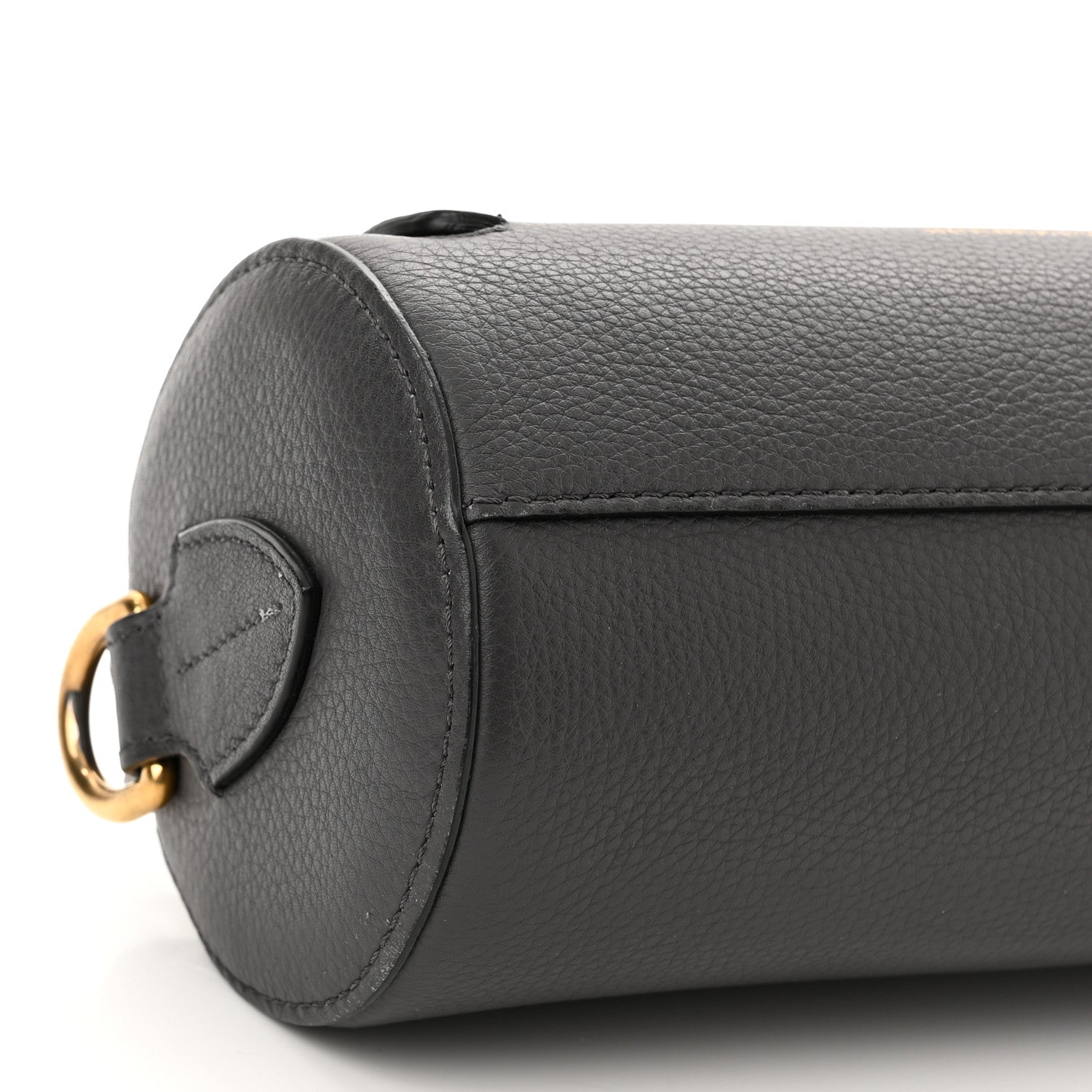 Burberry Calfskin The Barrel Bag Charcoal Grey 9 of 12