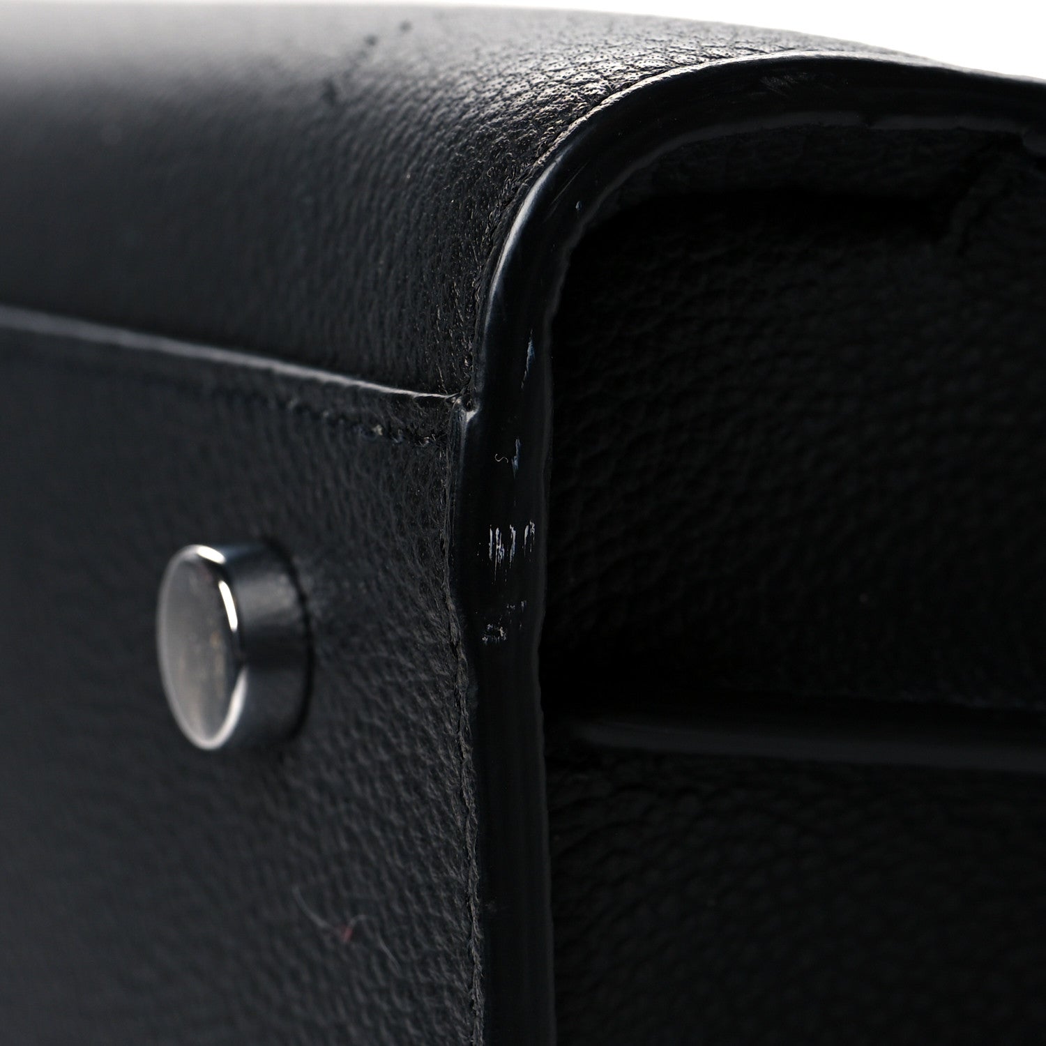 Saint Laurent Grained Calfskin Small Sac De Jour Black 12 of 13