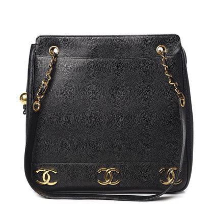 Chanel Caviar CC Shoulder Bag Black 1 of 11