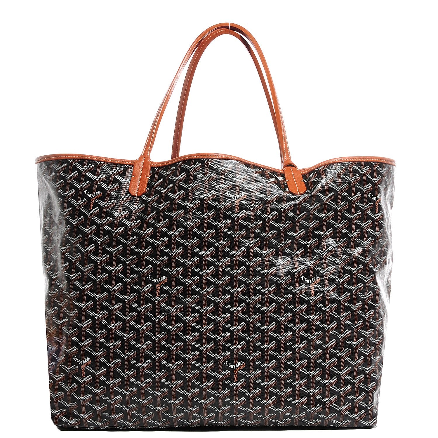 Goyard Goyardine Saint Louis GM Black Gold 1 of 9