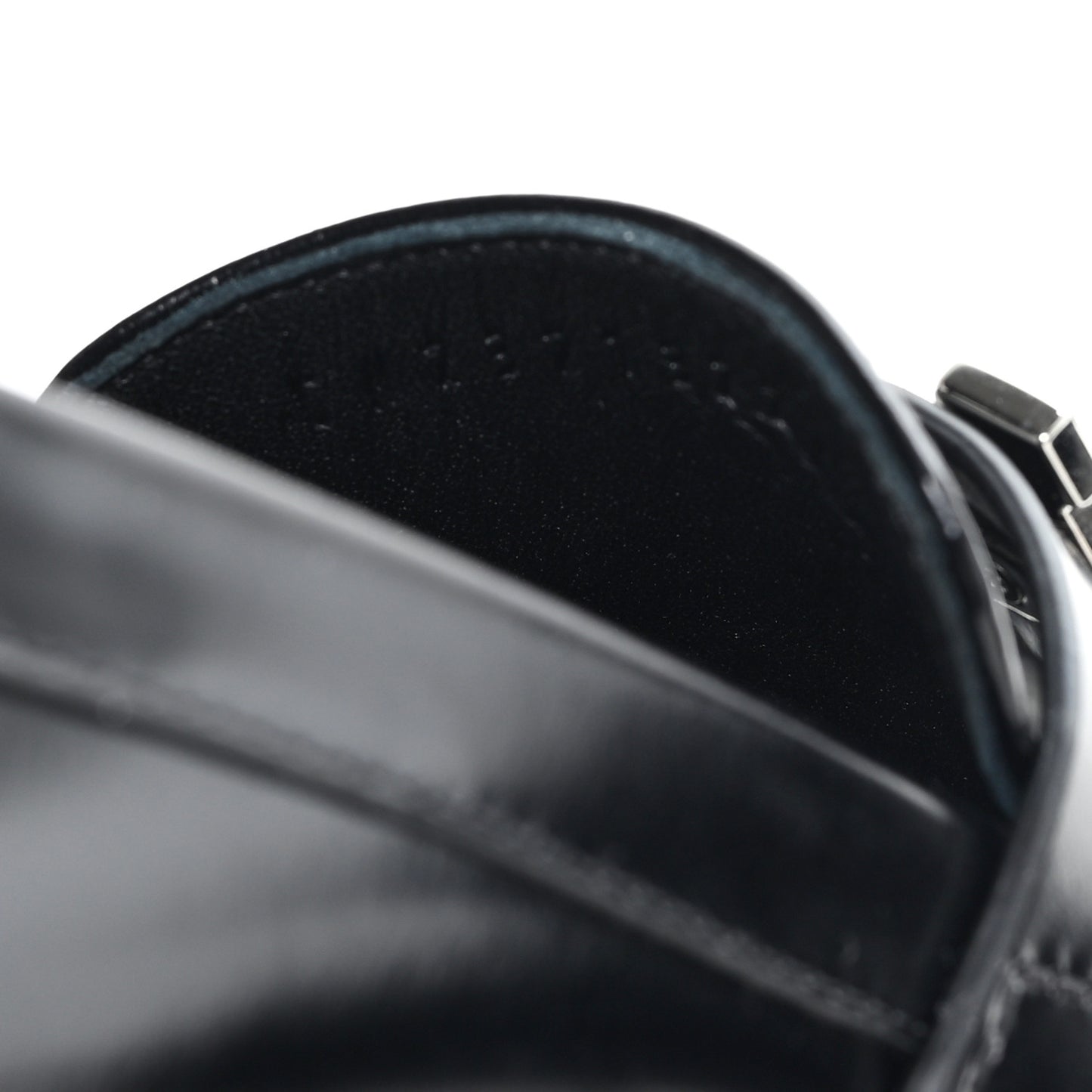 Calfskin Womens Faubourg Loafers 35 Black