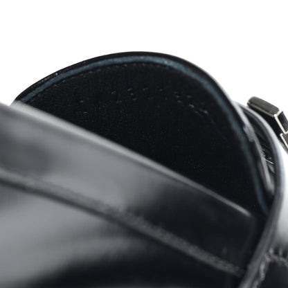 Hermes Calfskin Womens Faubourg Loafers 35 Black 9 of 10