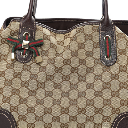 Gucci Monogram Medium Princy Tote Dark Brown 13 of 13