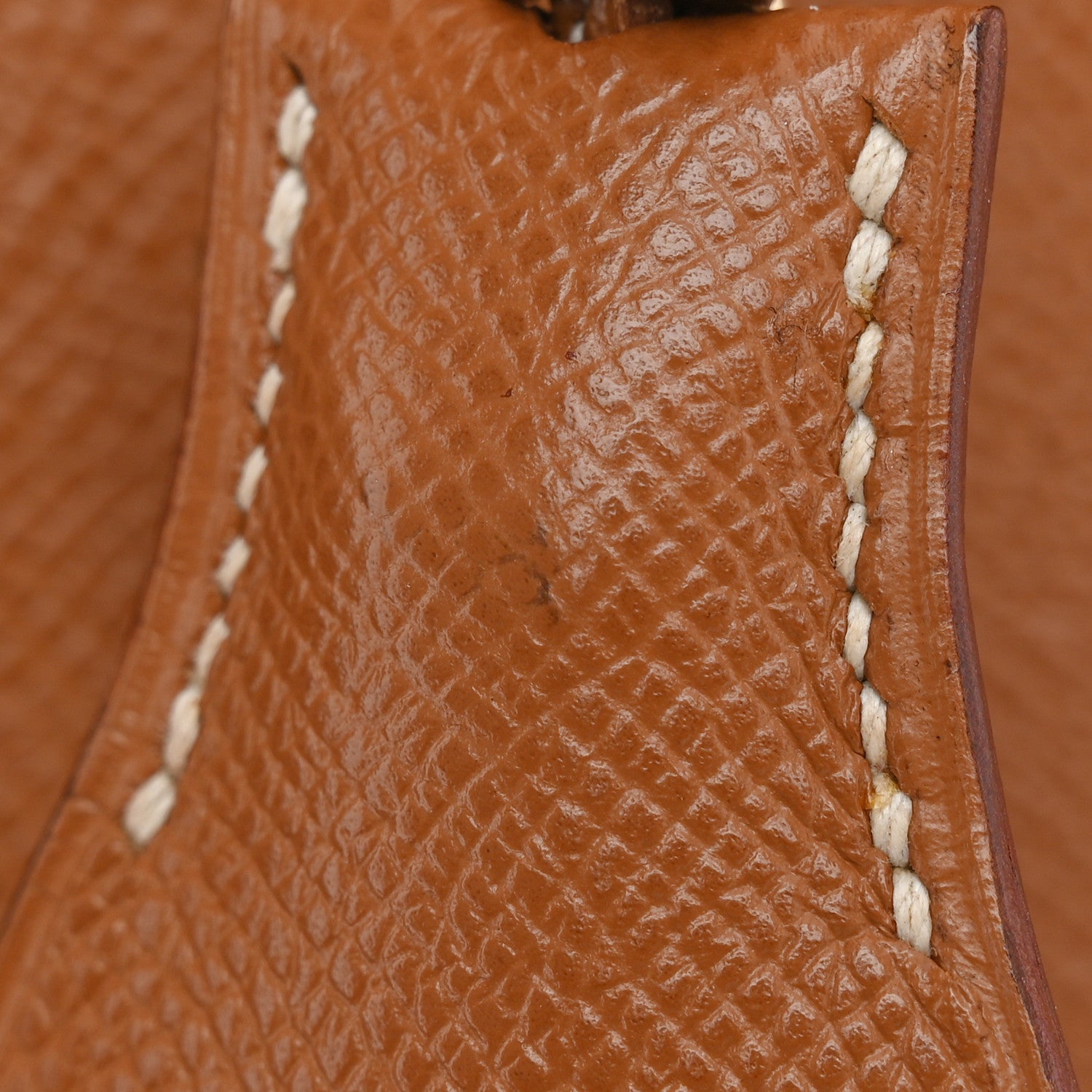 Hermes Courchevel Kelly Retourne 35 Gold 14 of 14