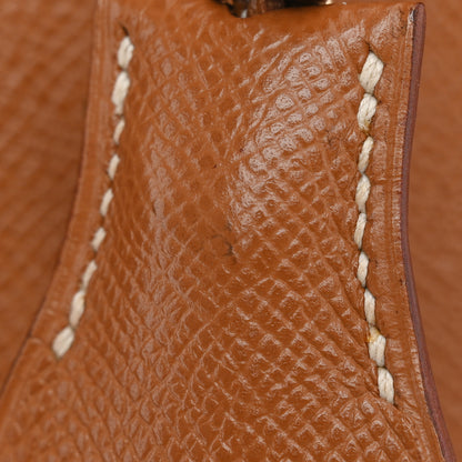 Hermes Courchevel Kelly Retourne 35 Gold 14 of 14