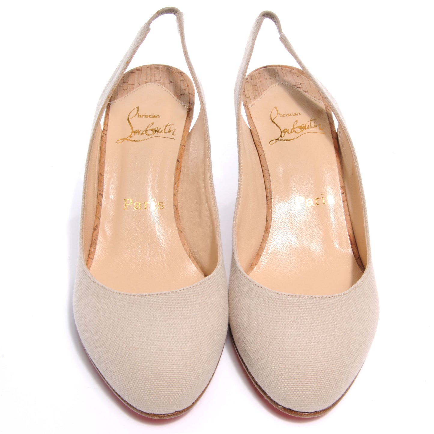 Canvas Bebe Fusee 65 Cork Wedges 38.5