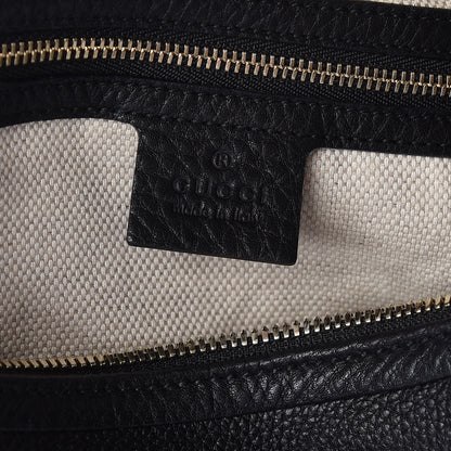 Gucci Pebbled Calfskin Soho Hobo Black 9 of 10