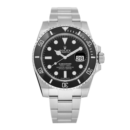 Rolex Stainless Steel 40mm Oyster Perpetual Submariner Date Watch Black 116610LN 1 of 5