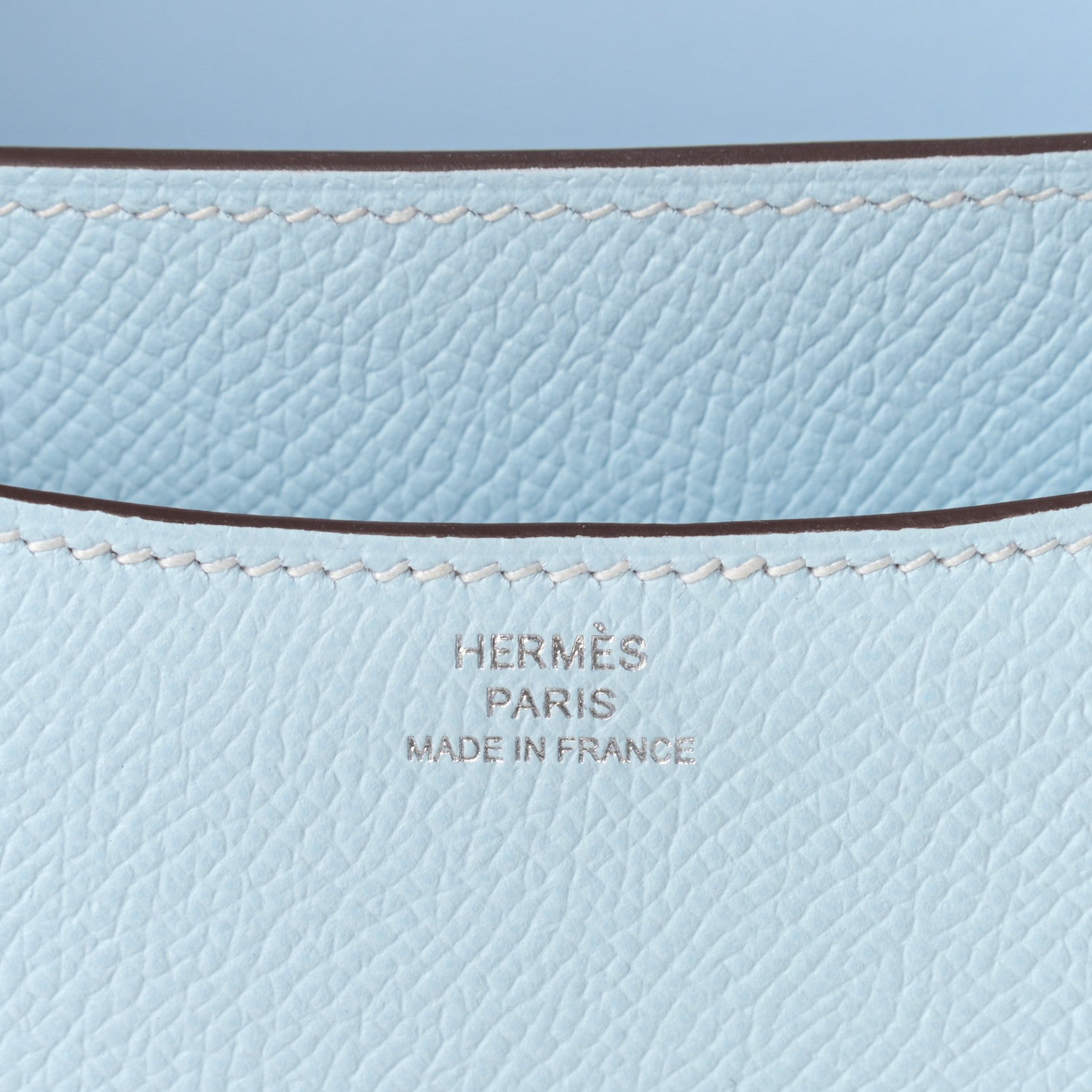 Hermes Epsom Constance 18 Bleu Brume 6 of 11
