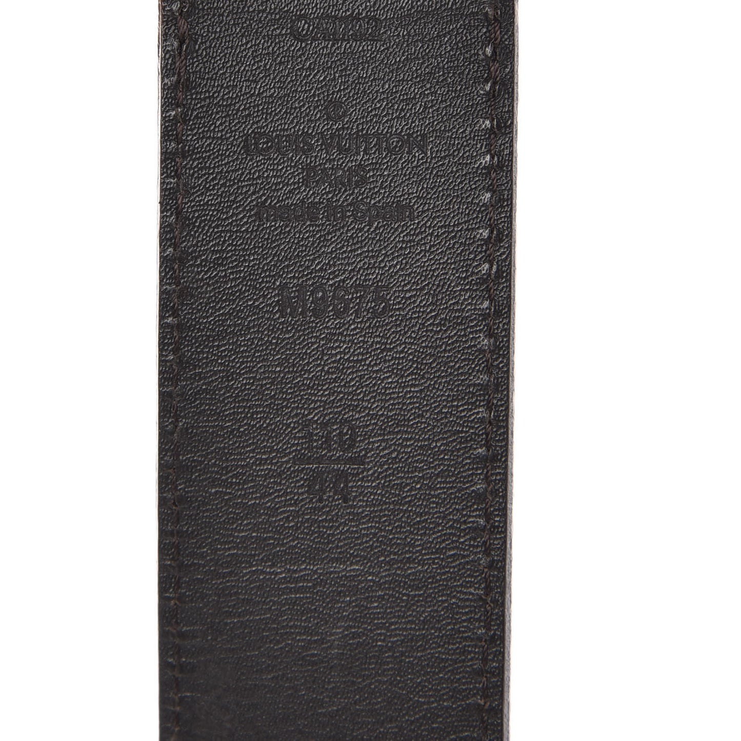 Damier Infini Calfskin Boston 30mm Reversible Belt 110 44 Moka