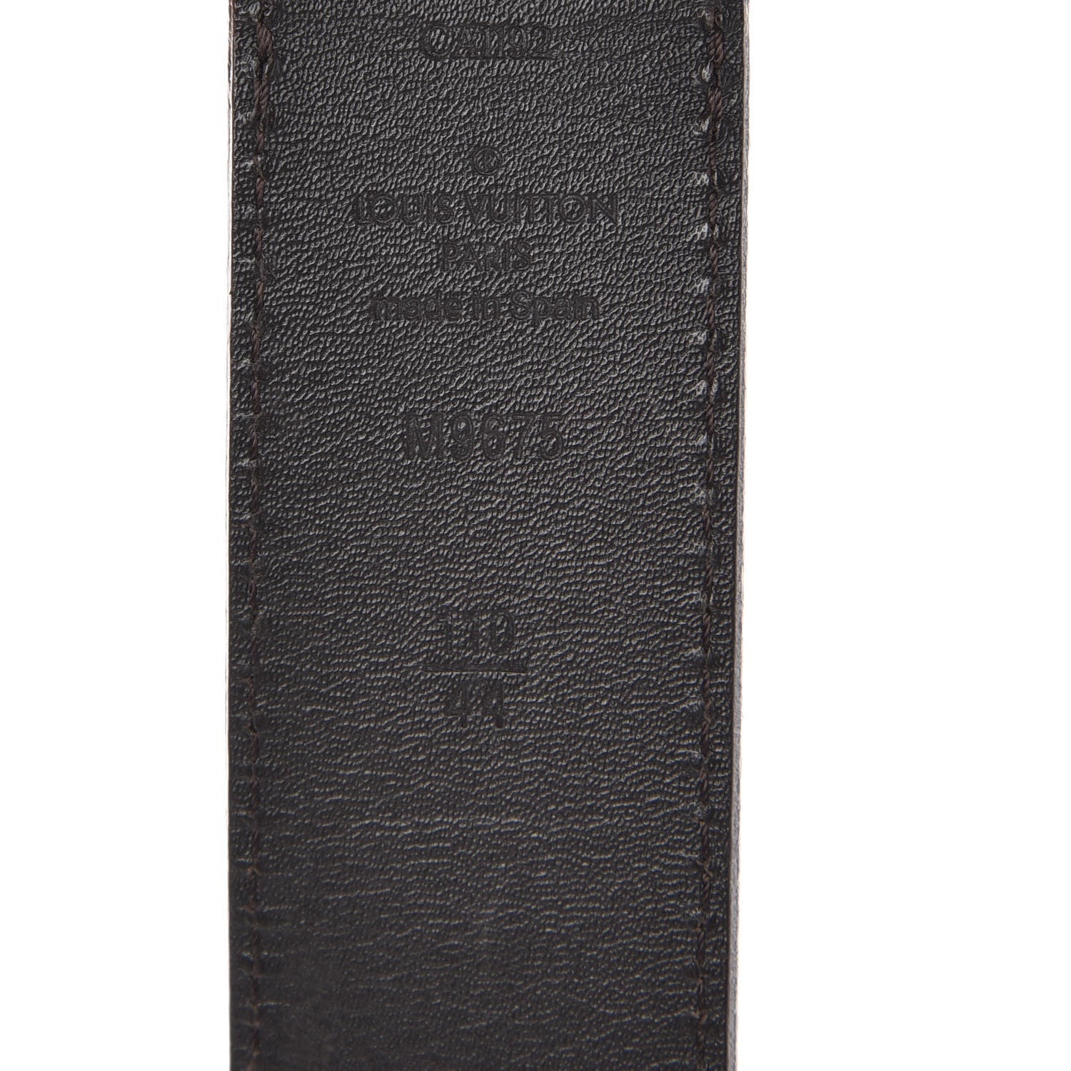 Louis Vuitton Damier Infini Calfskin Boston 30mm Reversible Belt 110 44 Moka 4 of 6