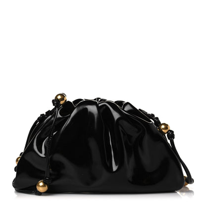 Bottega Veneta Brushed Calfskin The Mini Pouch Black 1 of 9