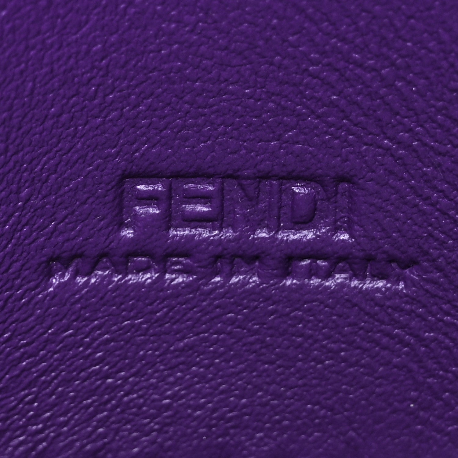 Fendi Sequin Paillettes Shiny Nappa Sex and the City Nano Baguette Charm Viola Purple Rain 6 of 13