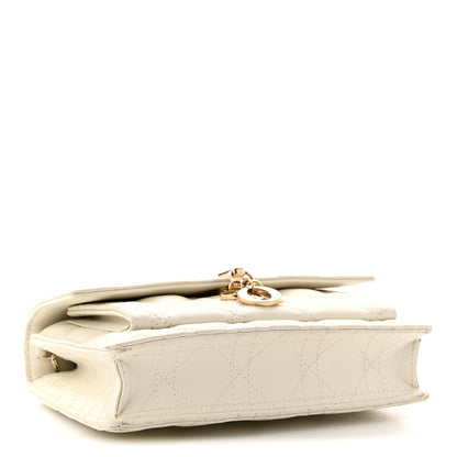 Christian Dior Lambskin Cannage Chain My Dior Daily Chain Pouch Latte 4 of 9