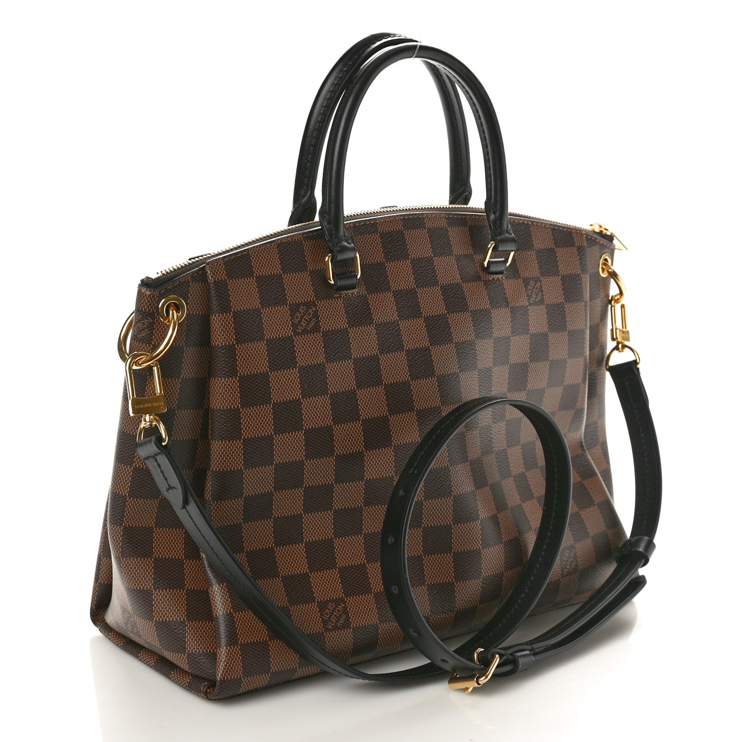Damier Ebene Odeon Tote MM Black
