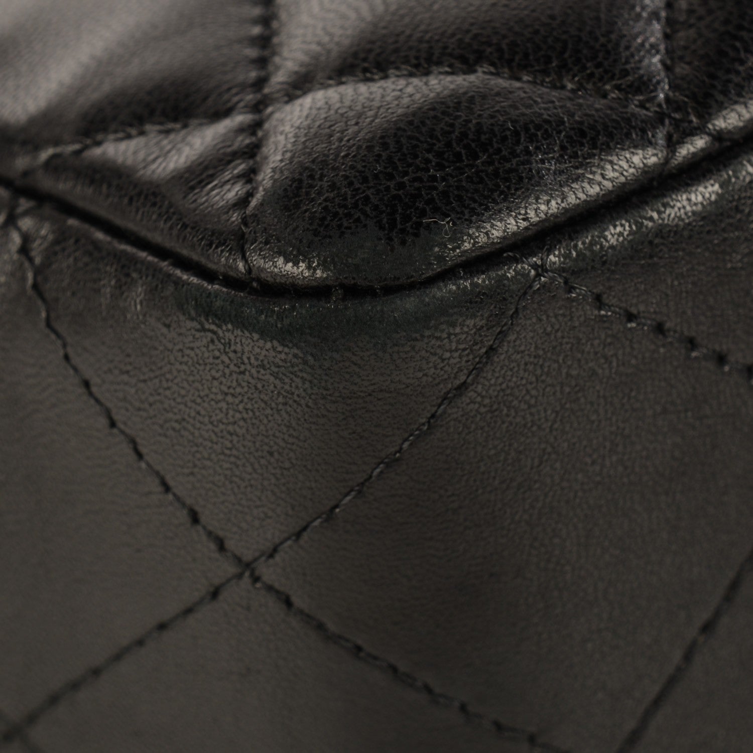 Chanel Lambskin Quilted Jumbo Single Flap Black 19 of 21