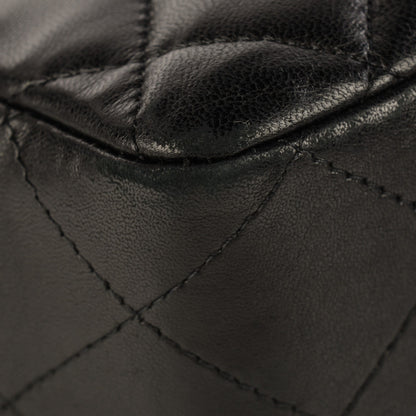 Chanel Lambskin Quilted Jumbo Single Flap Black 19 of 21