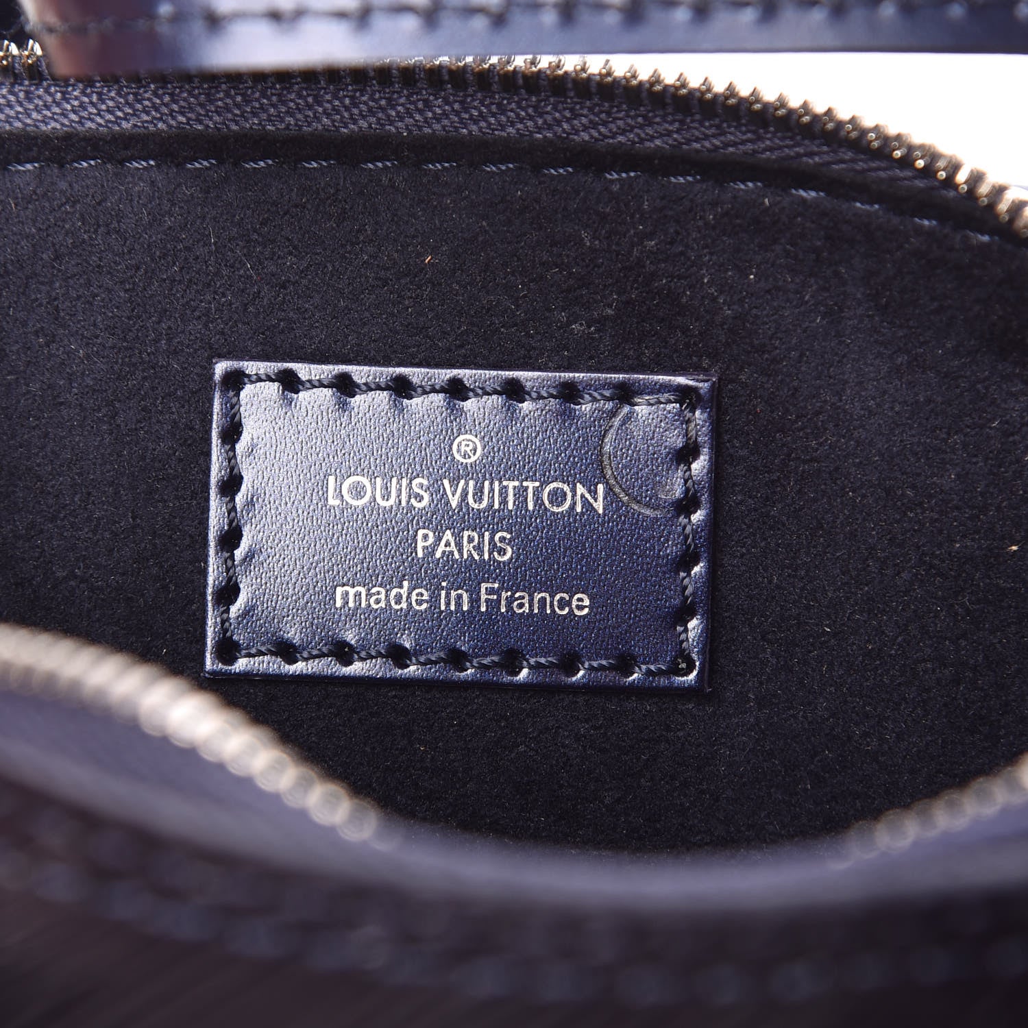 Louis Vuitton Epi Sequins Flame Alma Nano Blue Nuit 6 of 9