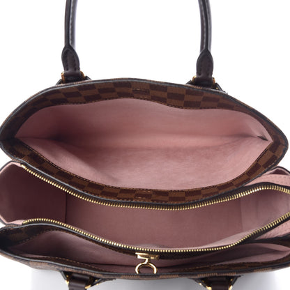 Louis Vuitton Cuir Taurillon Damier Ebene Normandy Magnolia 7 of 10