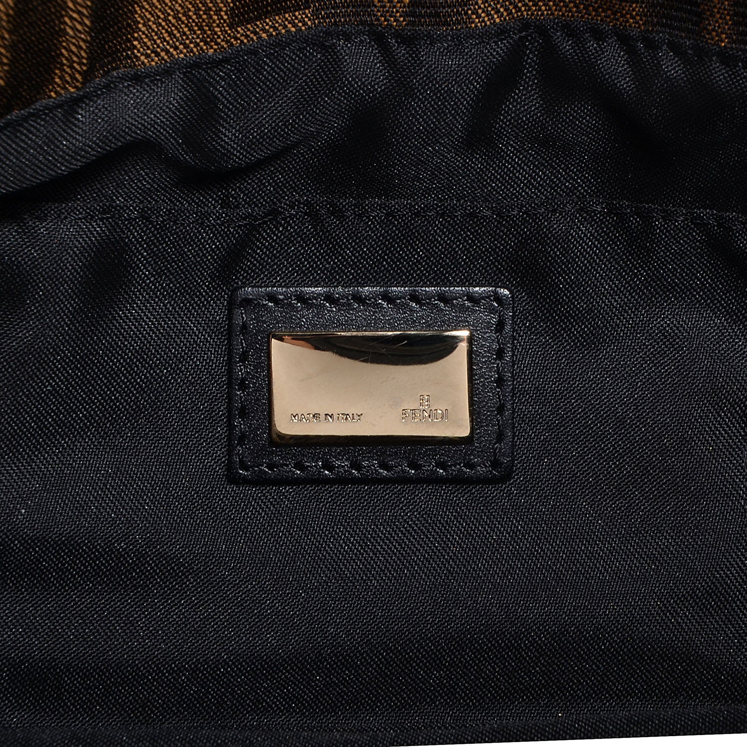 Fendi Zucca Small Chef Shoulder Bag Tobacco 7 of 8