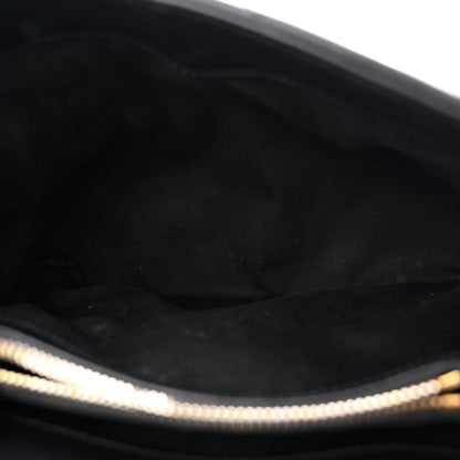 Saint Laurent Calfskin Y Quilted Monogram Small Loulou Chain Satchel Black 5 of 12