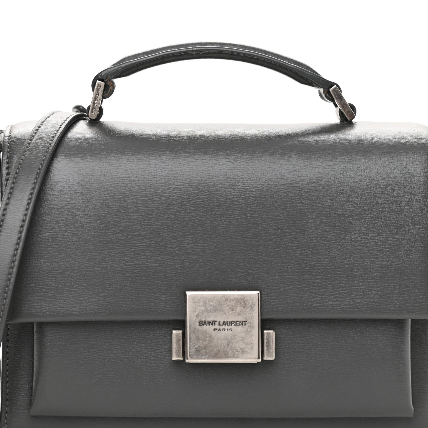 Smooth Calfskin Suede Medium Bellechasse Grey