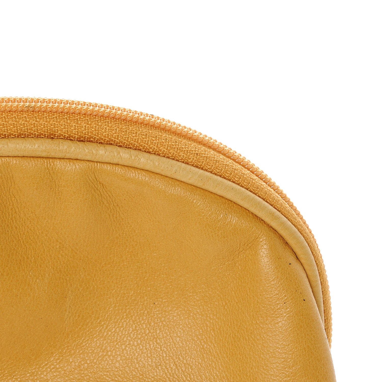 Gucci Lambskin Medium Bamboo Cosmetic Case Yellow 10 of 13