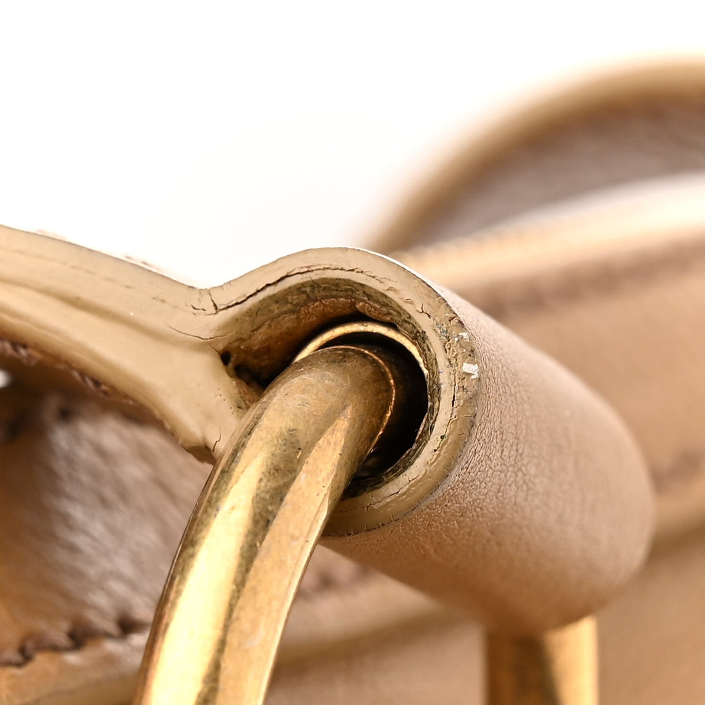 Calfskin Oversized Muse Beige