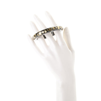 Louis Vuitton Resin Swarovski Small Inclusion Bracelet PM Black 2 of 2